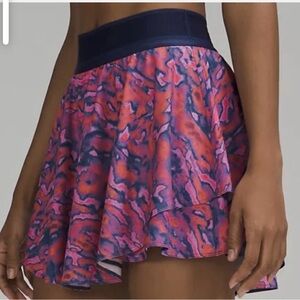 Lululemon | Court Rival Skirt Chroma Clash